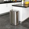 KITCHEN MOVE Poubelle de cuisine à pédale - Inox brossé - 50L - ADMIRAL
