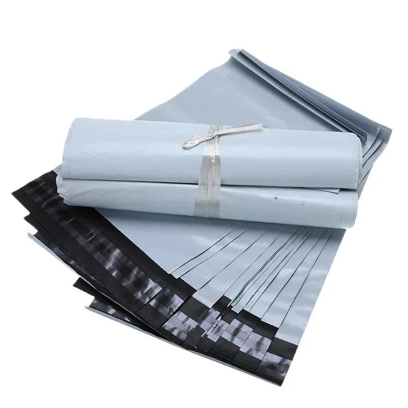 100pcs Courier Shipping Envelope Bags Plastic Packaging Delivery Express Mailing Bag self adhesive seal storage bag 20*35cm