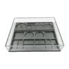 Watch Parts Storage Box Repair Tool Tray with Acrylic Dust Cover Multifunction Practical Durability
