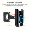 Aluminum Alloy Motorcycle Bike Bicycle Phone Holder for 4-7Inch Smartphone GPS 20-30mm Handlebar Mount Accessories 360° Rotation