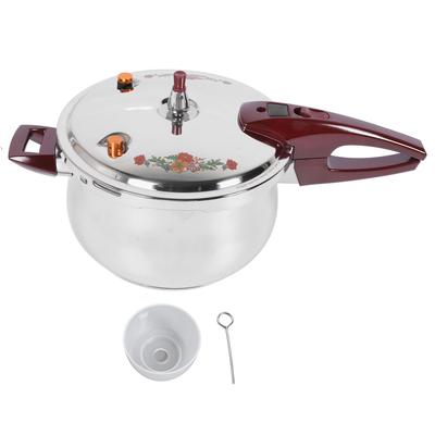 Pressure Cooker 80KPA Stainless Steel Multifunctional Multiple Security Guard with Ergonomic Handle