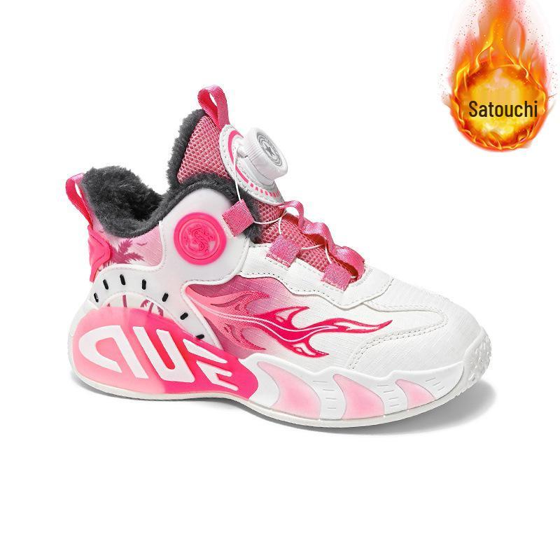 Girls' 2025 Winter Sports Shoes - Lightweight, Warm, Velvet-Lined, Durable Basketball Shoes for Running