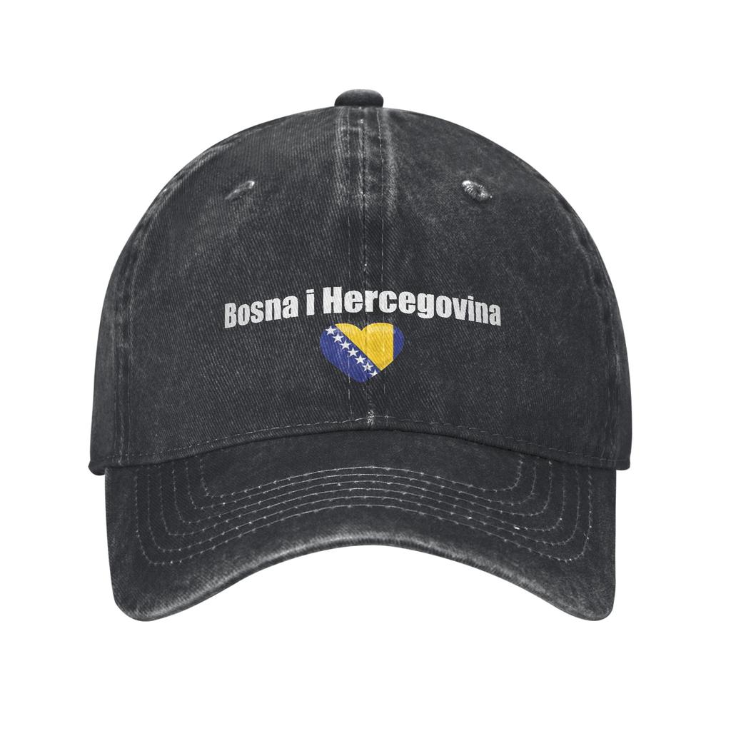 Bosnia and Herzegovina Flag Accessories Baseball Caps Unisex Women Casual  Hats Cap Adjustable Sun Cap