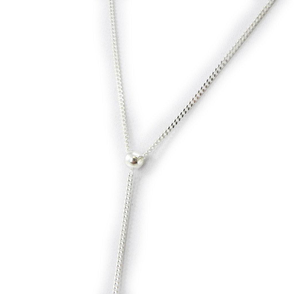 Les Trésors De Lily [E7587] - Silver 'Love' Silver Necklace - 45 Mm