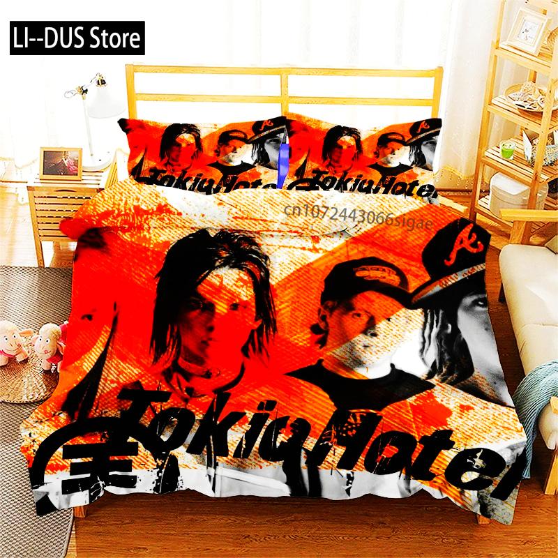 Rock Band Tokio Hotel3D Print Bedding Set Duvet Covers Pillowcases One Piece Comforter Bedding Sets Bedclothes Bed K581