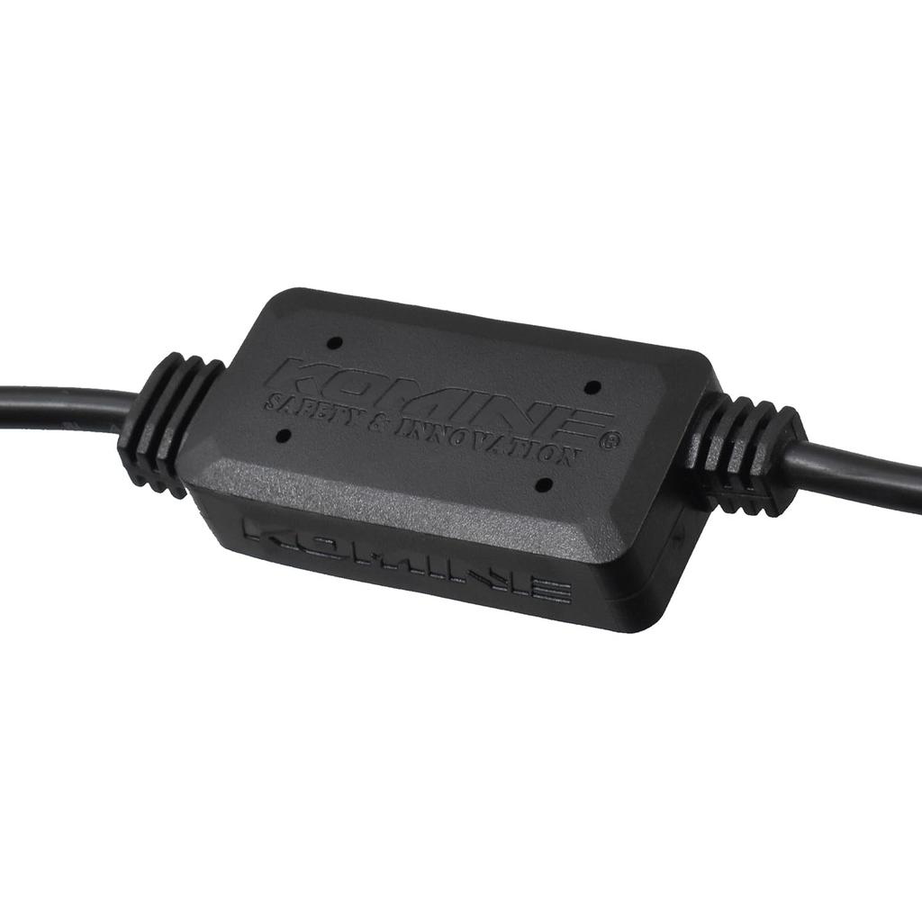 KOMINE Motorcycle Gloves with USB PD Power Black EK-213 Type-C Supply,