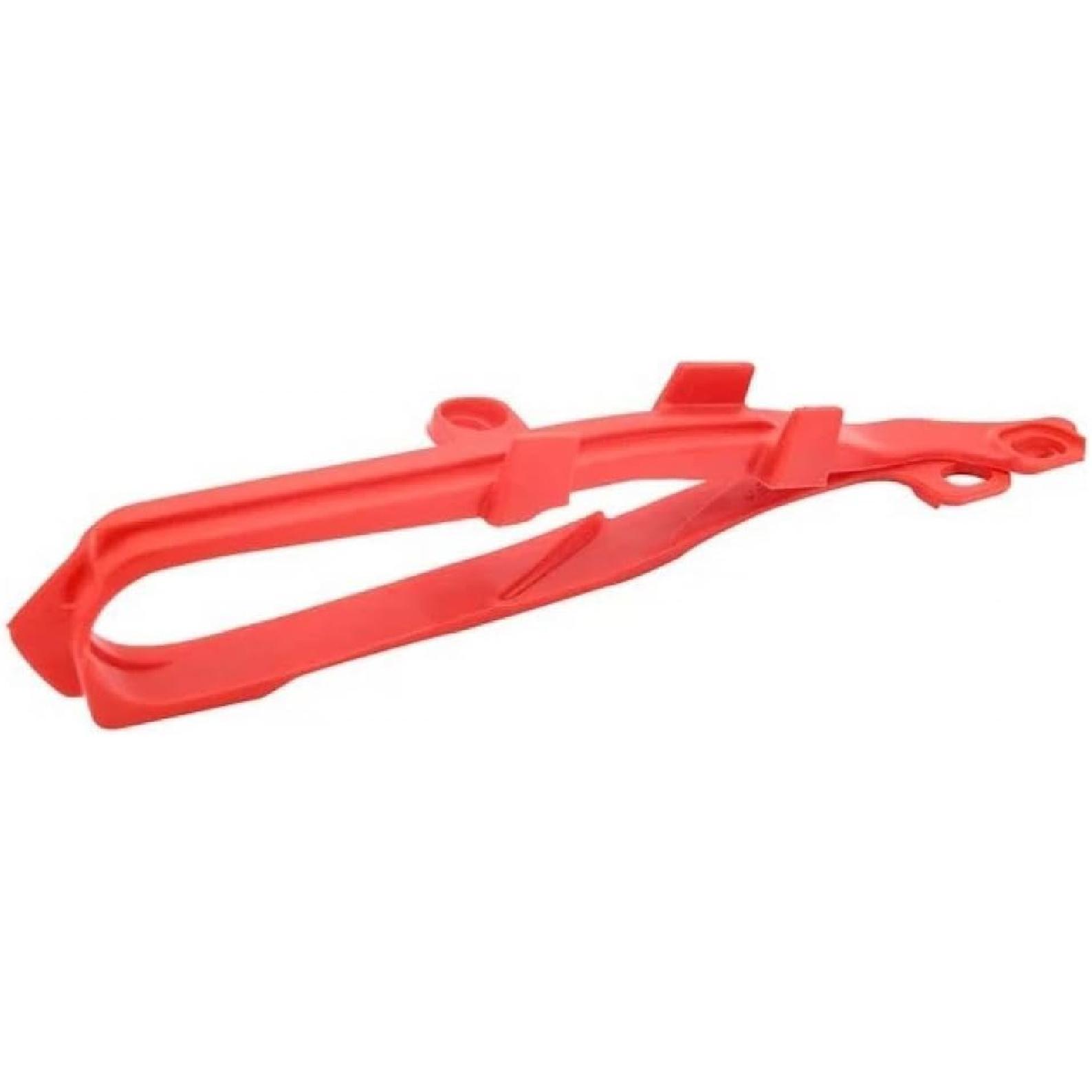 

Motorcycle Red And Black Rubber Swingarm Chain Slider Guide Guard Compatible With Various Models From 2000 To 2013 Including CR125R CR250R CRF250X Style 01 Red