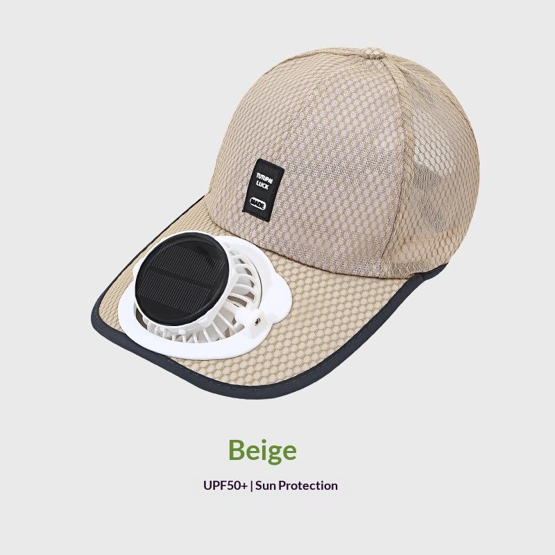 USB Charging Model, Men's and Women's Outdoor UV Protection, Baseball Cap, Fishing Visor, Summer Solar Fan, Cap