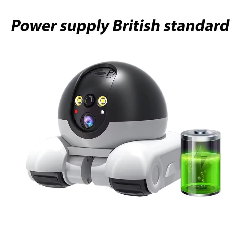 

Dual Lens Robot Camera Dual Screen Monitoring All-Around Viewing Long Battery Life Custom Monitor Mobile Walking Camera Gifts