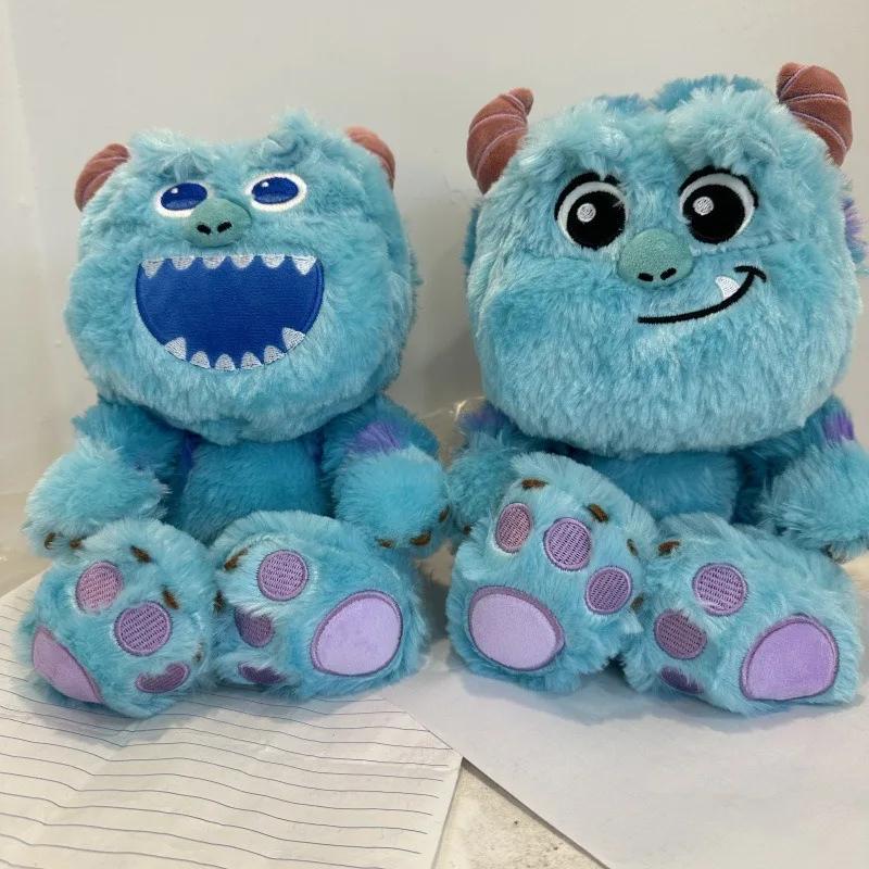 Kawaii Monstro Fúria Azul Brinquedo de Pelúcia Desenho Animado Bonito Boca Torta Fúria Azul Brinquedo de Pelúcia Dando Namorada Presente de Aniversário