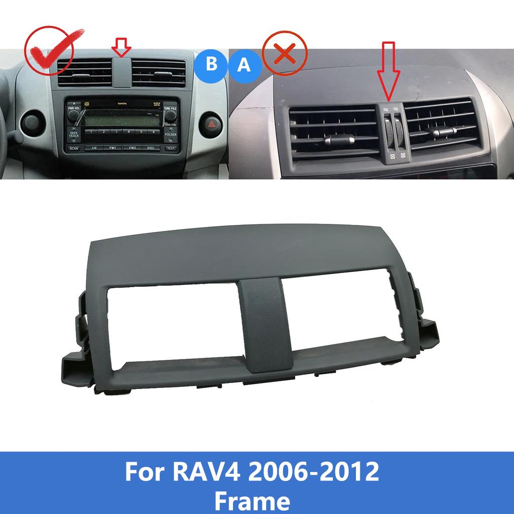 Ruili510 A/C Air Conditioner Outlet Frame Vents Air Vent Panel Cover for Toyota RAV4 2006 2007 2008 2009 2010 2011 2012