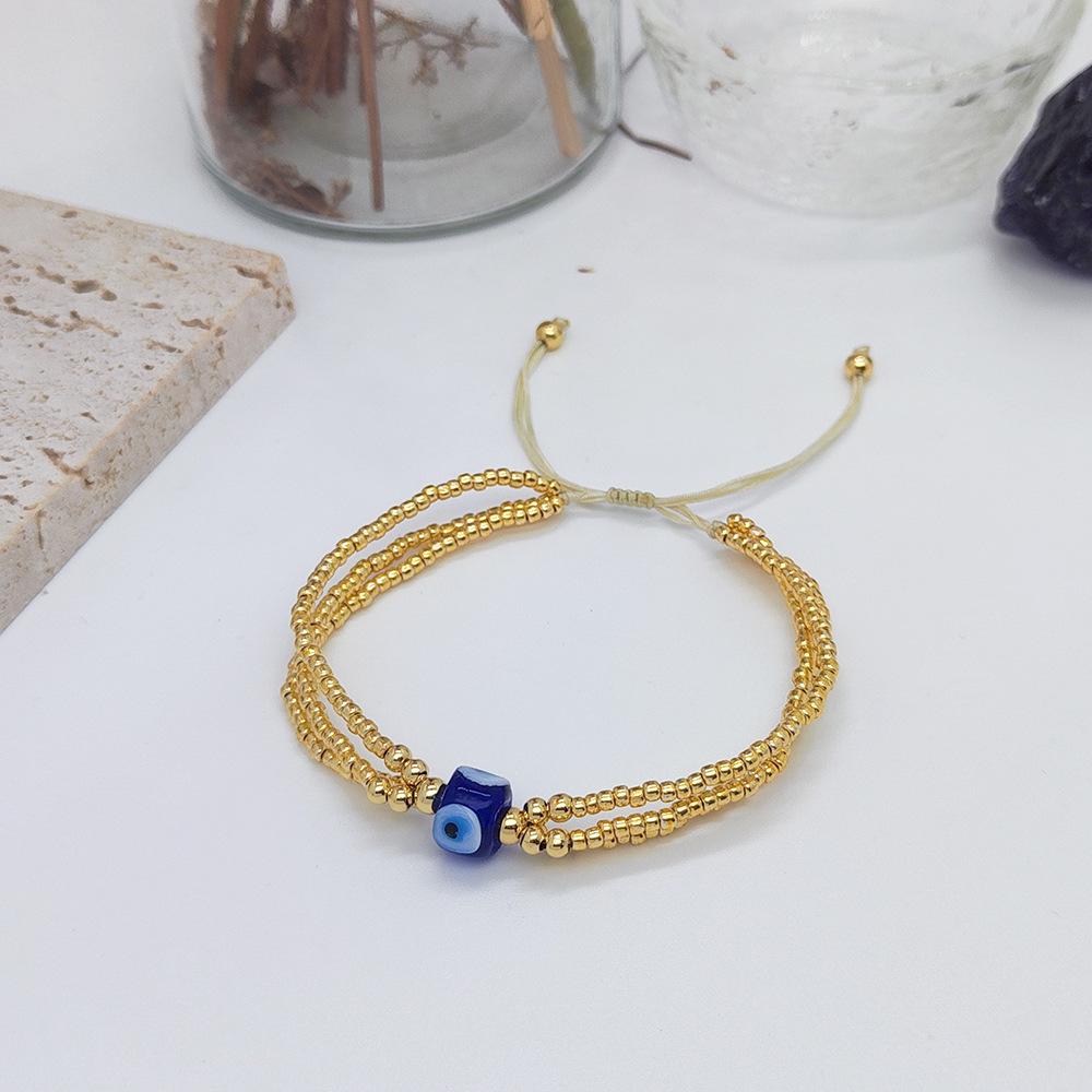European & American Virgin Mary Multi-Layer Beaded Pearl Bracelet Set, Ethnic Style for Women