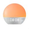 Morning Alarm Clock With Whir Sedative LED Moodlamp RADIO Radio Double Alarms 7 Color Bedlight P9YB