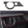 Stainless Steel Gear Box Panel Cover Brushed Black Door Audio Speak Sound Trim Frame For Volkswagen VW T-cross Tcross -