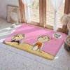 C Charlie and Lola anime Floor Mat Eco  Flannel Doormat Non Slip Odorless Indoor Floor Rug Soft Short Plush Home Mat