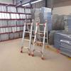 Pujiya 2.5m Aluminum Folding Telescopic A-Frame Ladder