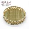 Handwoven Bamboo Dustpan Basket, Farmhouse Fruit Tray for Hotel Kitchen, Rustic Steamed Bun Holder Decor