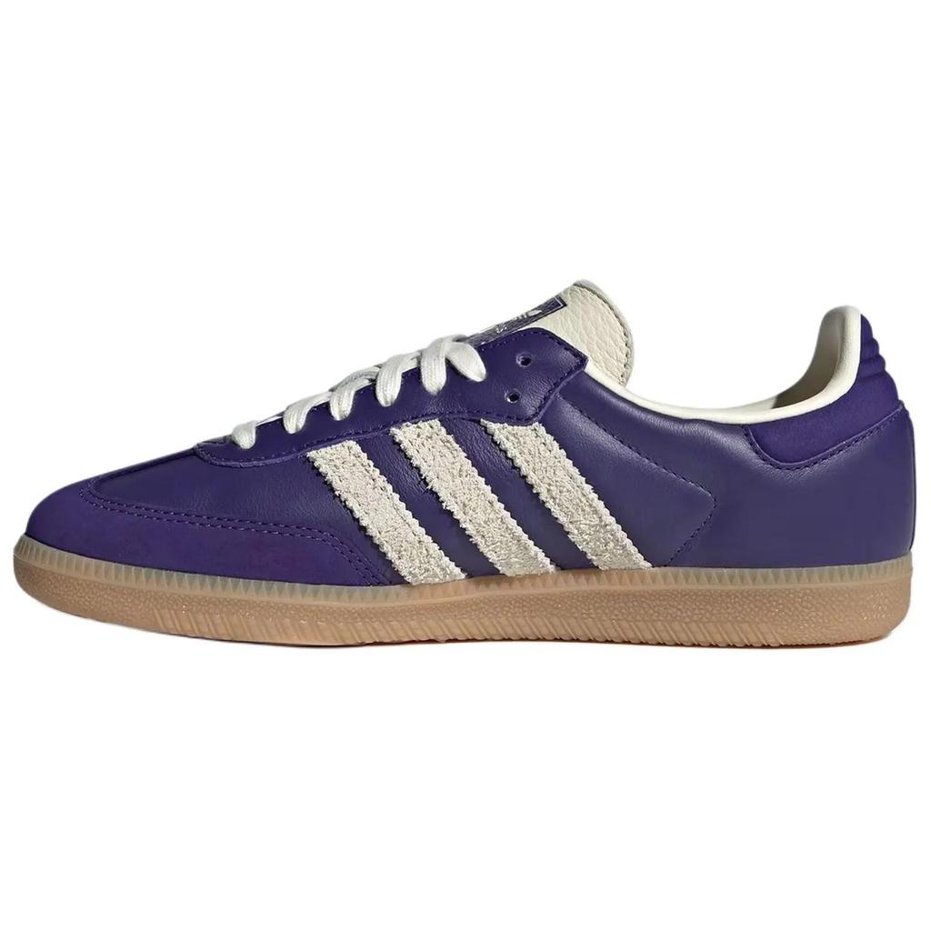 adidas Womens Samba OG 'Collegiate Purple Cream' (women's sizes) Collegiate Purple / Cream White / Gum 3 German Army Trainers JI2736