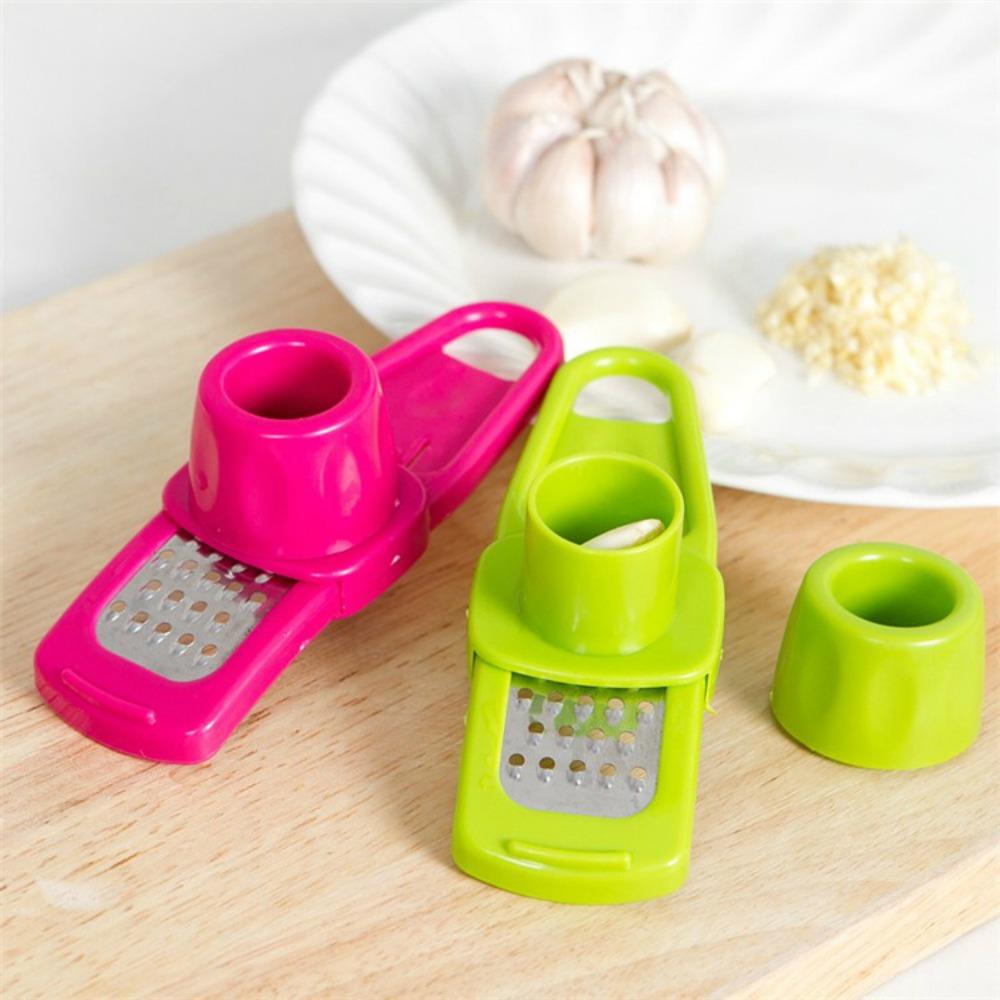 With Hole Manual Household Garlic Crusher Garlic Cutter Kitchen Grinder Ginger Chopper