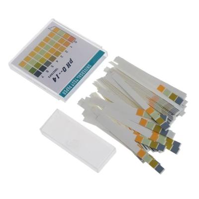 100 Strips PH Value 0-14 PH Test Paper Litmus Testing Kit Measurement Alkaline Acid Indicator Professional with Plastic Box