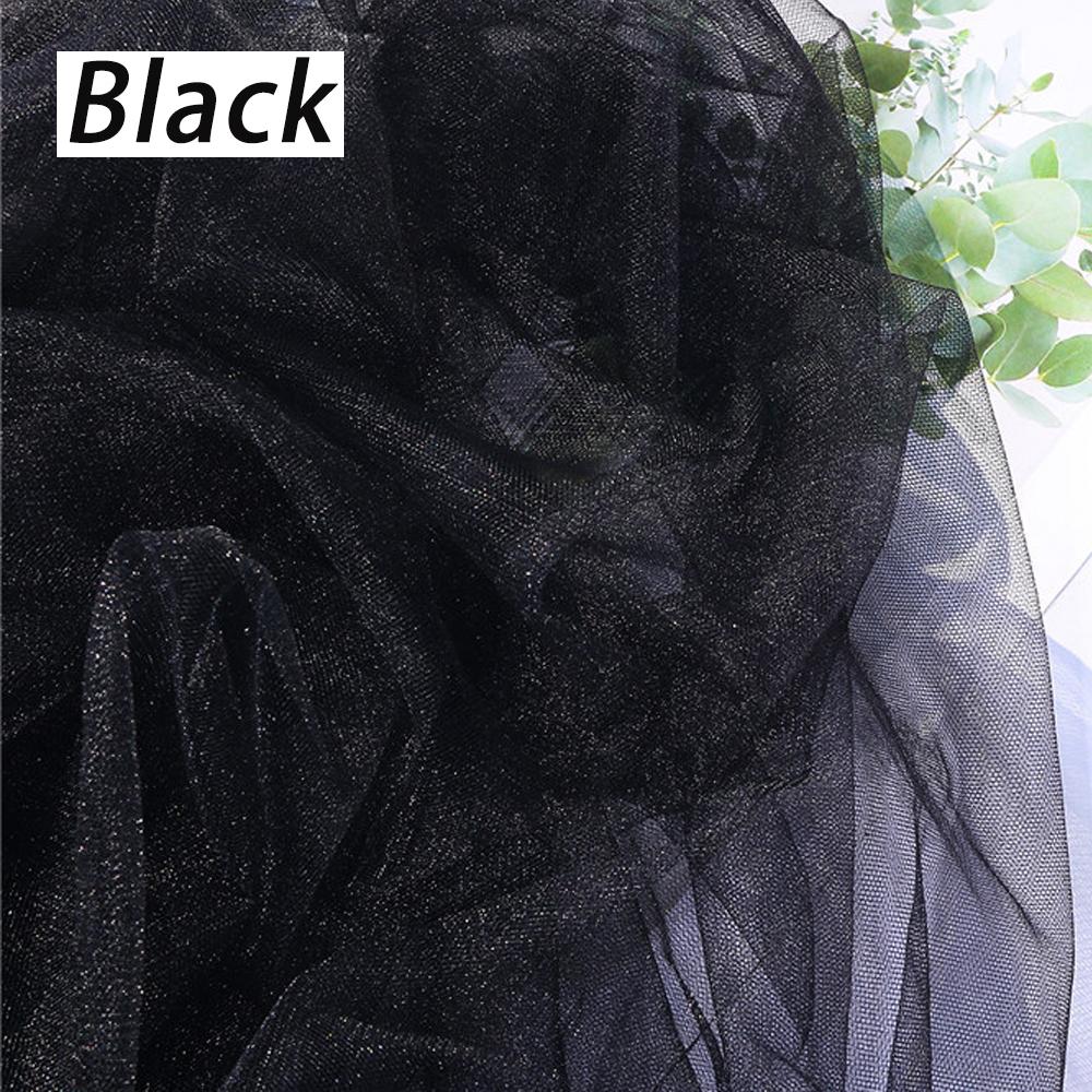 Pearlescent Tulle Fabric 150x100cm Soft Mesh Gauze for Bridal Skirt Clothing Home Curtain Lightweight Translucent Photo Backdrop