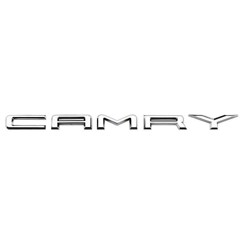 3D ABS high quality for Toyota Camry car Letter front Emblem Rear tail trunk Decals badge sticker Decal styling car Accessories