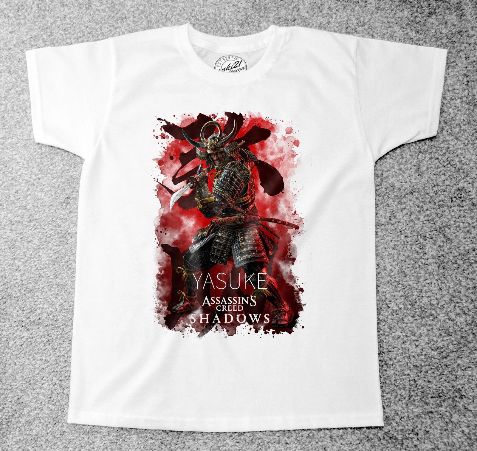 Assassin s Creed Shadows 006 видеоигра Детские/Детские Взрослые футболки/футболки 100