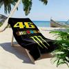 46 Motor Print Strandtuch, Großes Weiches Schnelltrocknendes Handtuch für Strand Camping Schwimmen