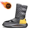 Winter men's shoes 2025 new fur integrated snow boots men's thick velvet warm and comfortable high-top cotton shoes