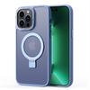 For iPhone 15 Pro Magnetic Phone Case TPU+PC Kickstand Matte Cover Compatible with MagSafe