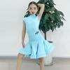 W69 Professional Latin Dance Dress for Girls - 2025 Exam Competition Standard
