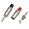 1 ks DIY Konektor pro zapojení High-End Pozlacený 3,5mm Jack pro sluchátka Třívodičový Stereo Dvoukanálový Audio Konektor pro Počítač