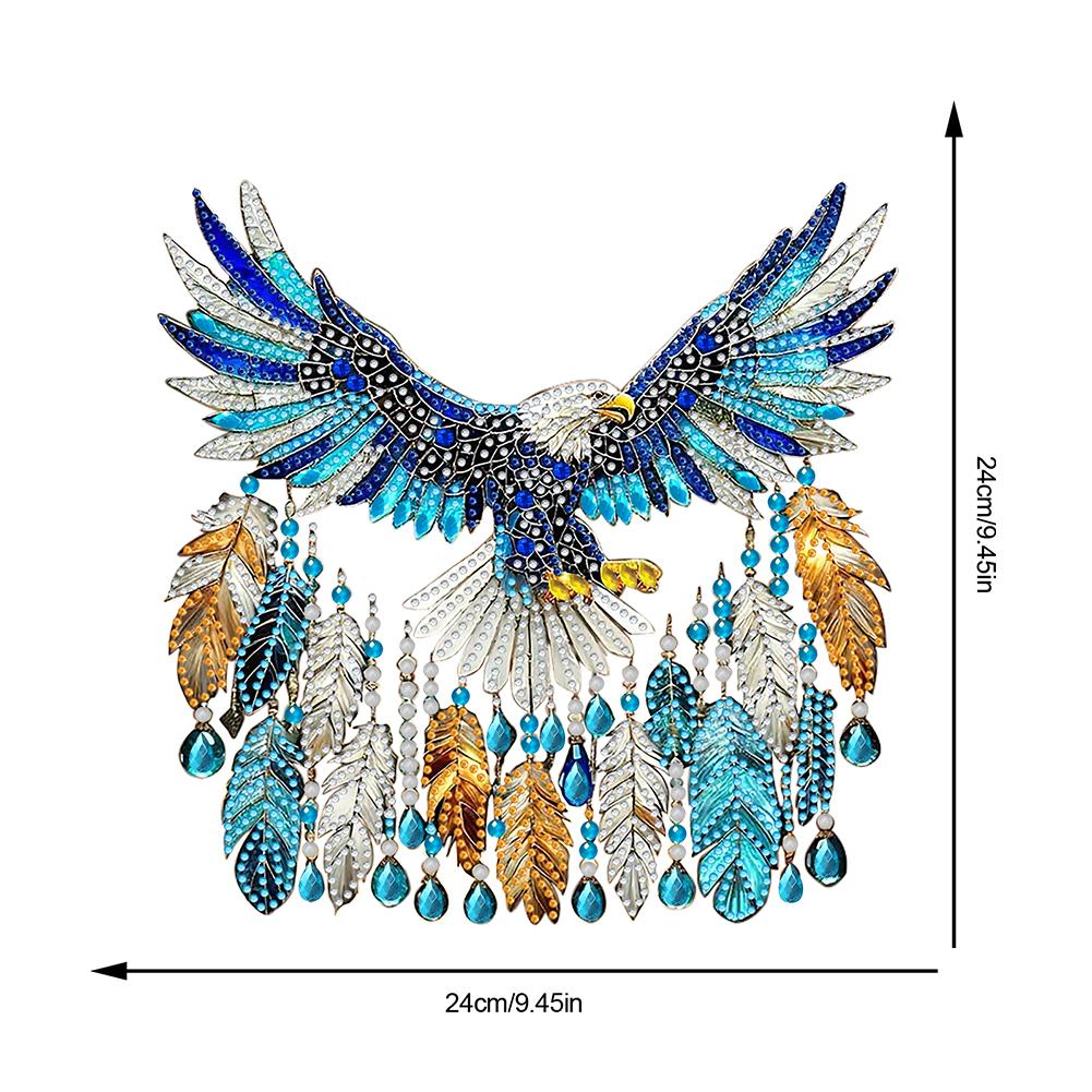 Pióro Łapacz Snów Cyrkonie Diamentowe Wisiorki Diamentowa Mozaika Ozdoby Diamentowa Mozaika Wiszący Wisiorek do Rękodzieła Artystycznego