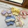 Autumn and Winter Children's Gloves Sanrio Cartoon Knitted Baby Gloves Five Finger Thickened Warm and Cold Proof Baby Gloves