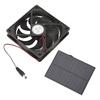 Outdoor Solar Panel Fan Kit Monocrystalline Silicon for Caravans Campers Toilets Pet Houses 12V 3W