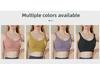 Women’s High-Impact Sports Bra - Gathered Back, Shockproof, One-Piece Design for Fitness, Running, and Yoga