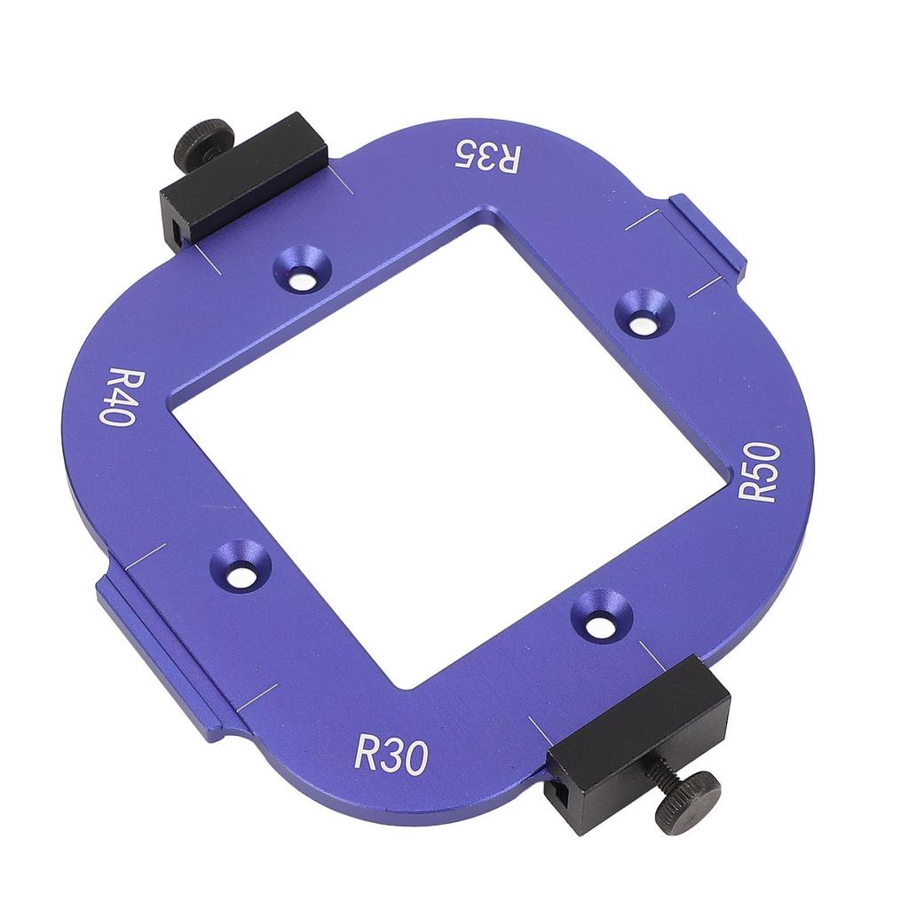 Round Corner Radius Template Woodworking Router Table Jig R30 R35 R40 R50 Angle Trimming Cutter