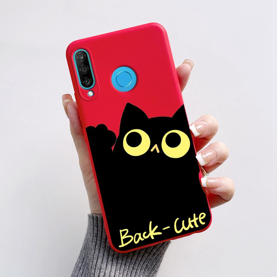 Für Huawei P30 Lite Hülle Niedlicher Bär Cartoon Frosch Weiche Matte Silikon Handyhüllen Für Huawei P30 P30Lite P30Pro P 30 Lite Pro Cover