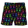 Summer Beach Style 3D Printed Loose Plus Size Quick Drying Shorts