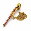 Solid Brass and Copper Boatswain’s Whistles with Chain, Nautical Bosun Call Pipe, Maritime Collectible Gift.