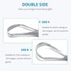 Reusable Stainless Steel Useful Tongue Scraper Cleaner Fresh Breath Cleaning Coated Tongue Oral Hygiene Care Tools