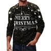 Men's Christmas Print Sweater for Holiday Party and Winter Wear