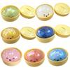 Cute Simulation Dumpling Squishy Toy Colorful Glitter Soft Squeeze Slow Rising Anti Stress Fidget Relief Toy for Kids Adults
