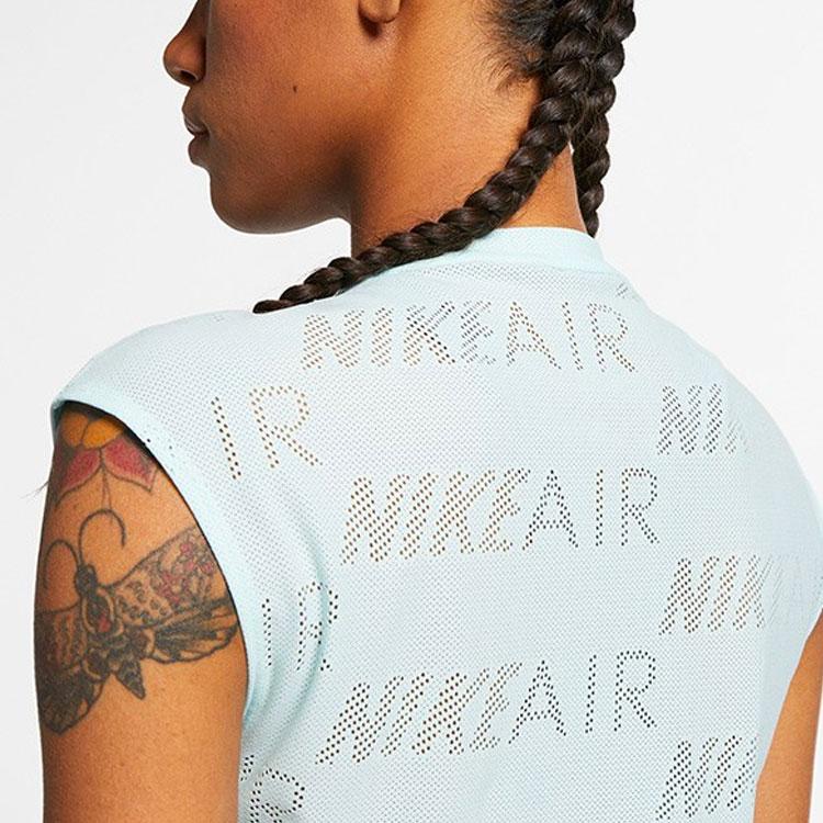 Nike Air Quick-Dry Sleeveless Running T-Shirt Women tops Light-Green AT7973-336