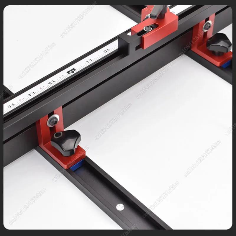 Oberfrästisch Anschlag Aluminium Multi T-Nut Tischsäge Profil Anschlag Holzbearbeitung T-Nut Gehrungsschiene Verbinder 30 Typ