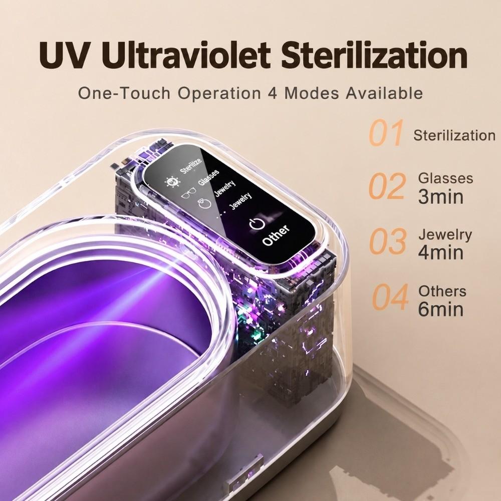 Stainless Steel Tank Ultrasonic Cleaning Machine 45-50KHz Jewelry Cleaner  for Braces