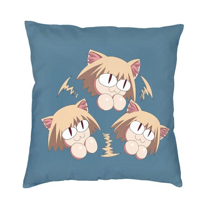 Чехол на подушку Neco Arc Двусторонний 3D-принт Аниме Анимация ТВ Наволочка для дивана в гостиную Крутой чехол на подушку Домашний декоративный 30x30cm 12x12in