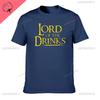 LORD OF DRINKS Tshirt Men Women Rule Them All Beer Tees Oktoberfest Tops O Neck Black White Clothes Vintage Shirt Streetwear