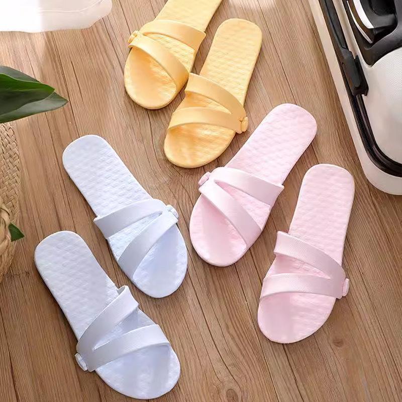 Foldable Non-Slip Travel Slippers for Women - Ideal for Bath, Hotel Stays, Business Trips, Swimming