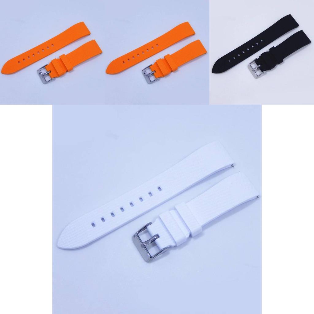 Silicone Watch Strap 20mm Waterproof Sport Band With Quick Release For Men Women